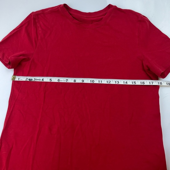 Lululemon Red Crewneck Shirt N248-26 - Picture 4 of 5